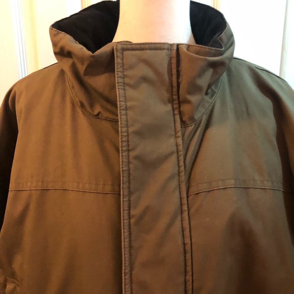 Men’s LL Bean XLT Nor-Easter Gortex INSULATED Parka L TALL WOOL LINED VINTAGE - Picture 10 of 15